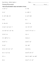 Worksheets Naming Polynomials Worksheet naming polynomials worksheet photos getadating sharebrowse
