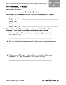 Printables Enrichment Math Worksheets enrichment math worksheets for 4th grade educational activities paheses printables adding and