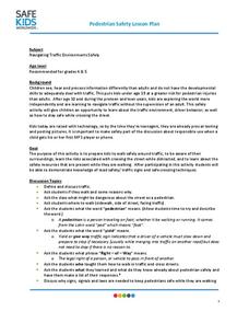 Printables Pedestrian Safety Worksheets pedestrian safety lesson plan 3rd 5th grade plan