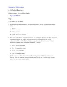 Printables Radical Equation Review Worksheet Match Up radical equations lesson plans worksheets reviewed by teachers equations