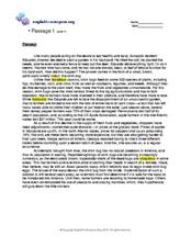 Worksheets 11th Grade Reading Comprehension Worksheets reading comprehension 1 level 11 10th 12th grade worksheet worksheet