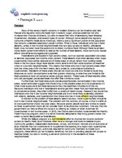 Printables 10th Grade Reading Comprehension Worksheets printables 10th grade reading comprehension worksheets obesity and food deserts 8th worksheet