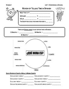 Worksheets Telling Time In Spanish Worksheets With Answers telling time in spanish worksheets with answers sharebrowse answers