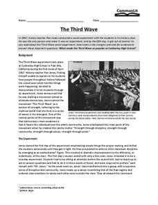 Printables High School Psychology Worksheets high school psychology lesson plans worksheets reviewed by teachers the third wave