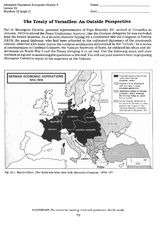 Printables Treaty Of Versailles Worksheet the treaty of versailles an outside perspective 9th 12th grade worksheet