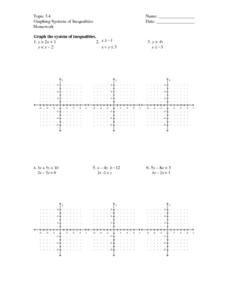 Printables Systems Of Inequalities Worksheet topic 3 4 graphing systems of inequalities 10th 12th grade worksheet