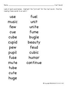 ue word list kindergarten 3rd grade worksheet lesson planet