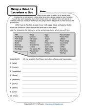 Worksheets Colon Worksheet colon worksheet karibunicollies rringband