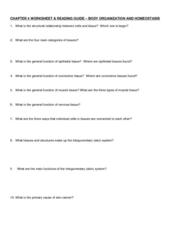 Printables Homeostasis Worksheet worksheet reading guide body organization and homeostasis 7th worksheet