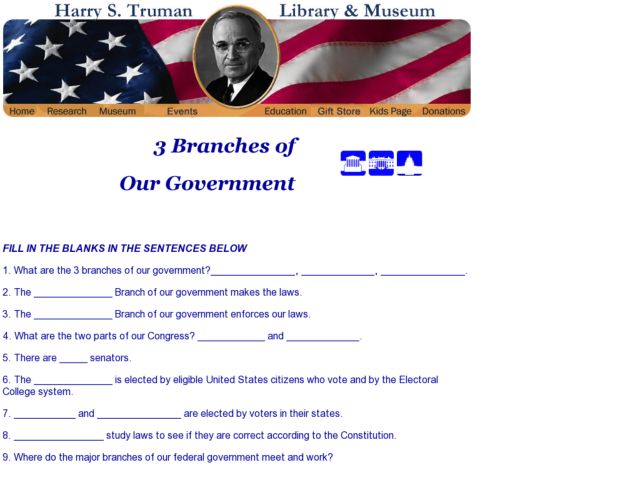 Three Branches Of Government Worksheet Katinabags Com Three Branches Of Government Worksheet Precommunity Printables