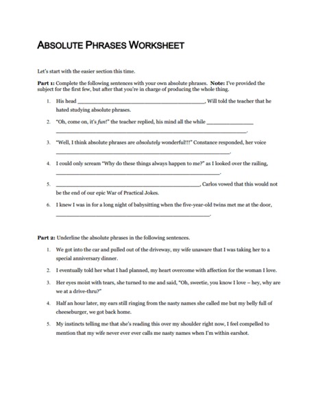 Worksheets Gerund Phrase Worksheet participial phrase worksheet elementary intrepidpath 5th grade the best and most