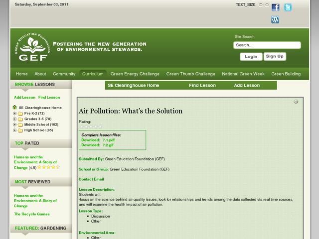 Air Pollution What S The Solution 6th 8th Grade Lesson Plan Air Pollution What S The Solution 6th 8th Grade Lesson Plan Planet