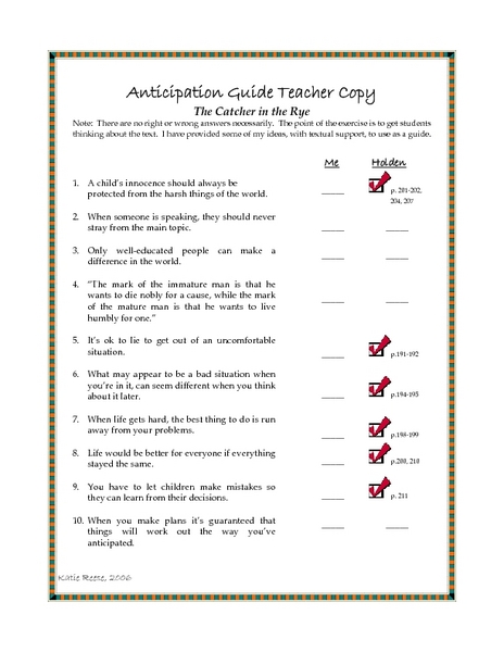 Printables Catcher In The Rye Worksheets catcher in the rye worksheets bloggakuten collection of bloggakuten