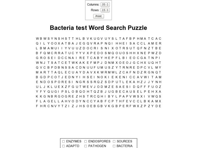 Printables Bacteria Worksheet bacteria worksheet woodleyshailene test word search puzzle 6th 7th grade worksheet