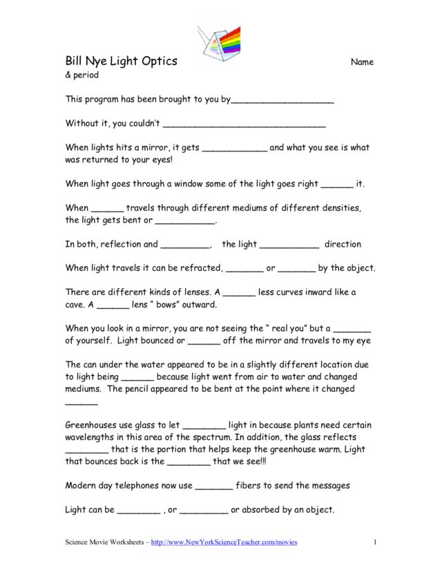 Worksheet Bill Nye The Science Guy Worksheets bill nye motion and friction worksheet intrepidpath the science guy answers worksheets for