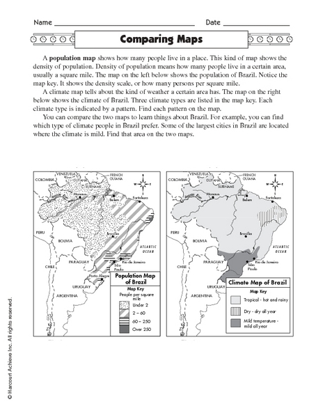Printables Types Of Maps Worksheets collection of types maps worksheet bloggakuten bloggakuten