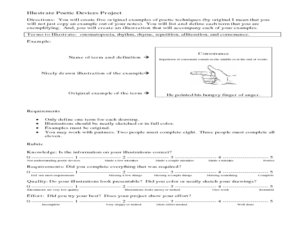 Free Worksheet Literary Devices Worksheet poetic devices worksheet rringband worksheet