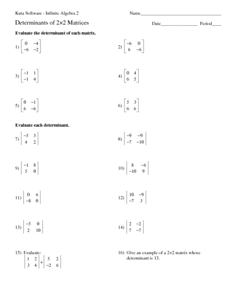 Worksheets Matrices Worksheets worksheets sharebrowse matrices sharebrowse