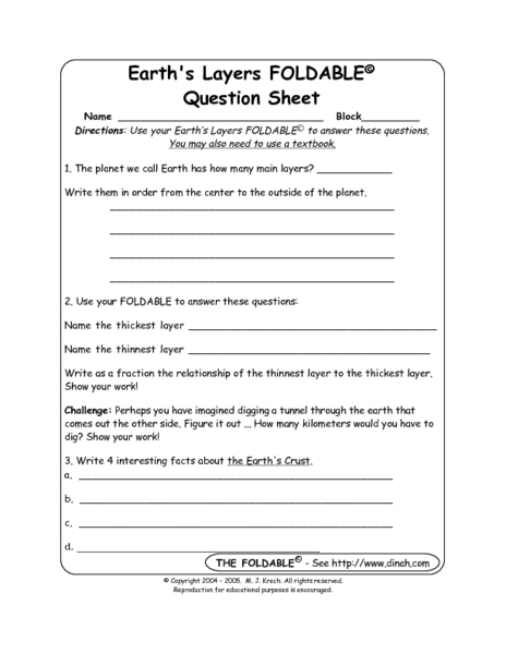 Printables High School Earth Science Worksheets printables high school earth science worksheets safarmediapps layers of the worksheet intrepidpath answers worksheets