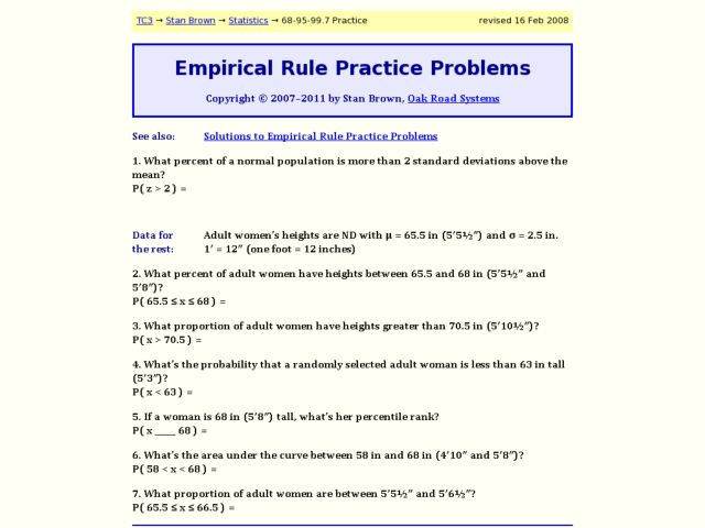 Printables Empirical Rule Worksheet empirical rule worksheet davezan practice problems 9th 12th grade worksheet