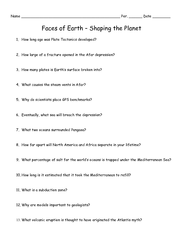 Collection Of Planet Earth Video Worksheets Sharebrowse Pictures Planet Earth Video Worksheets Beatlogcarnival