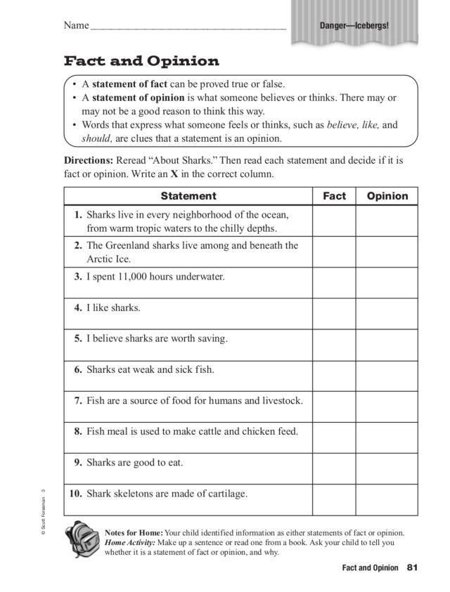 Printables Fact Vs Opinion Worksheets fact and opinion lesson for 5th grade facts vs opinions activities fact
