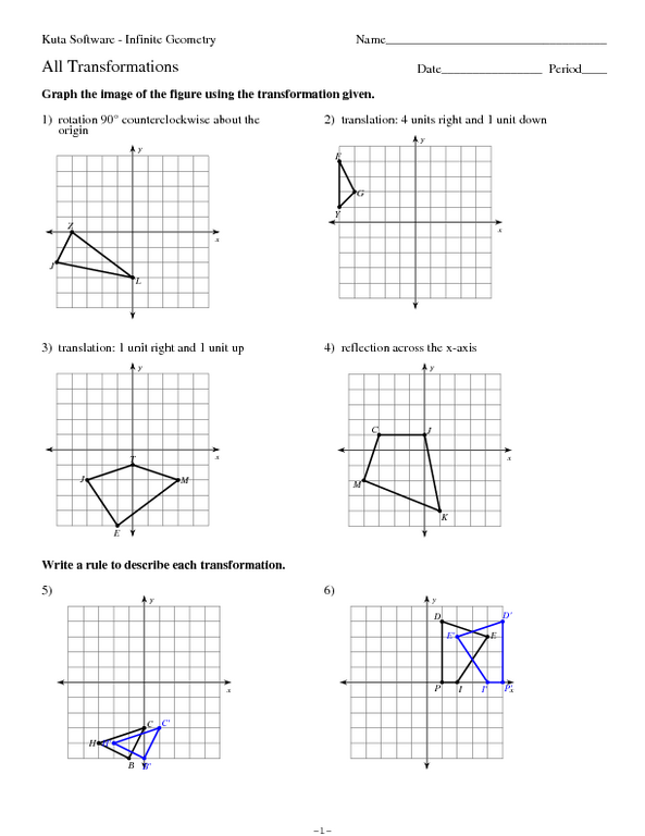 Printables Transformation Practice Worksheet geometry transformations practice 9th 12th grade worksheet lesson planet