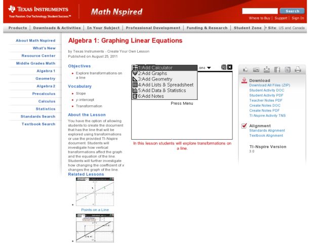 Linear Equations Activity Talkchannels Graphing Linear Equations Lesson Plan Talkchannels