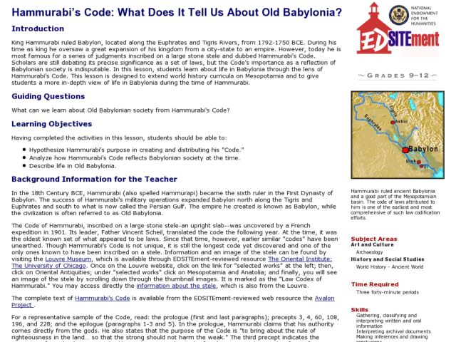 Hammurabi Code Essay Examining Hammurabis Code Essays Mesopotamian Essays Code Of Hammurabi Worksheet Answers Intrepidpath Hammurabi S Code What Does It Tell Us About Old