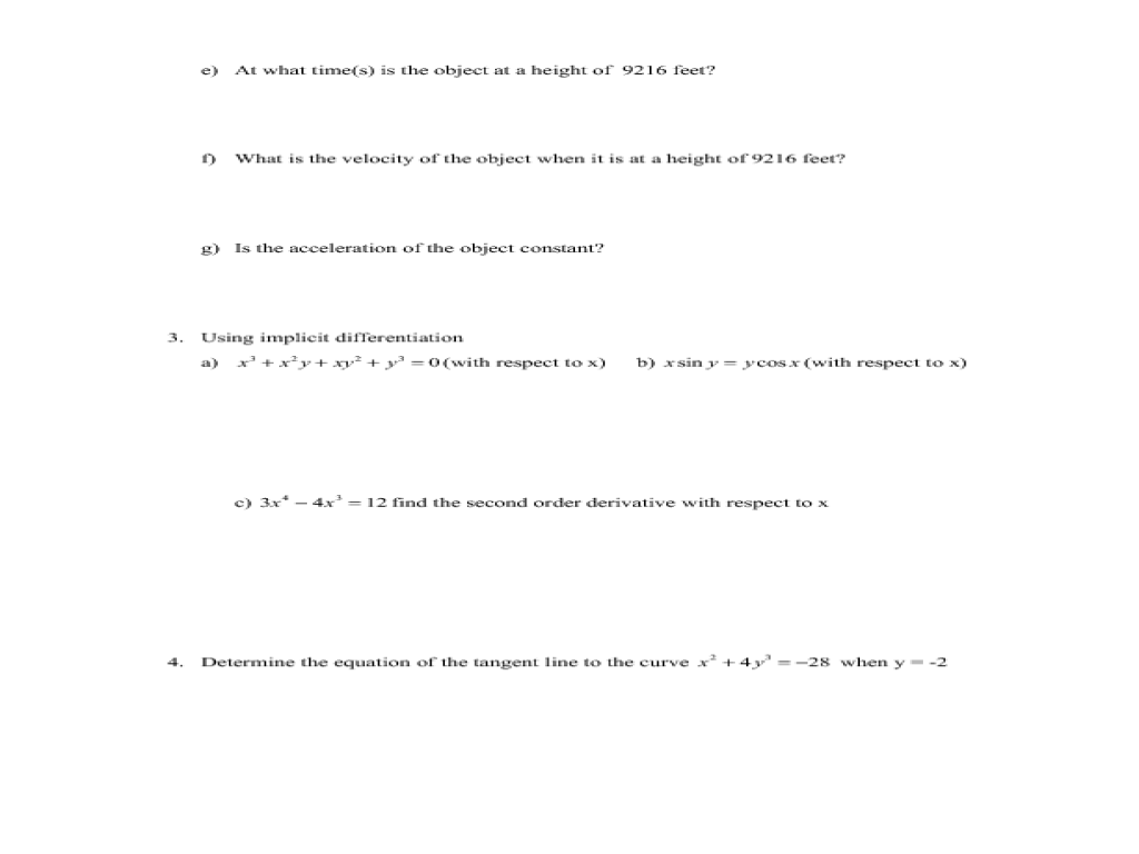 Free Worksheet Implicit Differentiation Worksheet implicit differentiation worksheet delibertad rringband