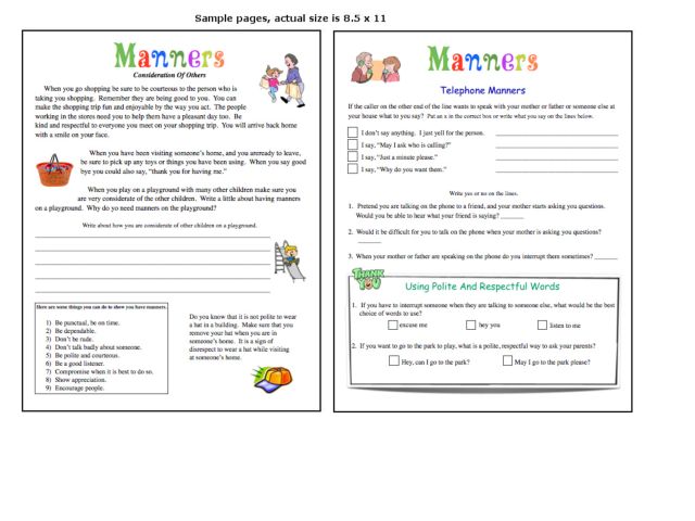 Printables Etiquette Worksheets manners and table kindergarten 2nd grade worksheet lesson planet
