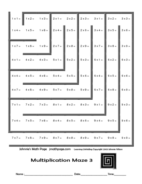 Worksheet Works Multiplication Maze - Worksheet Works Multiplication Maze Addition Math Maze worksheet works multiplication maze worksheet works multiplication maze addition math maze