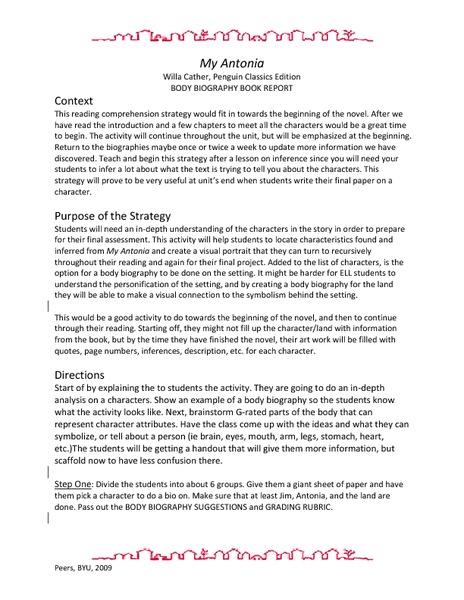 Do ninth grade book report