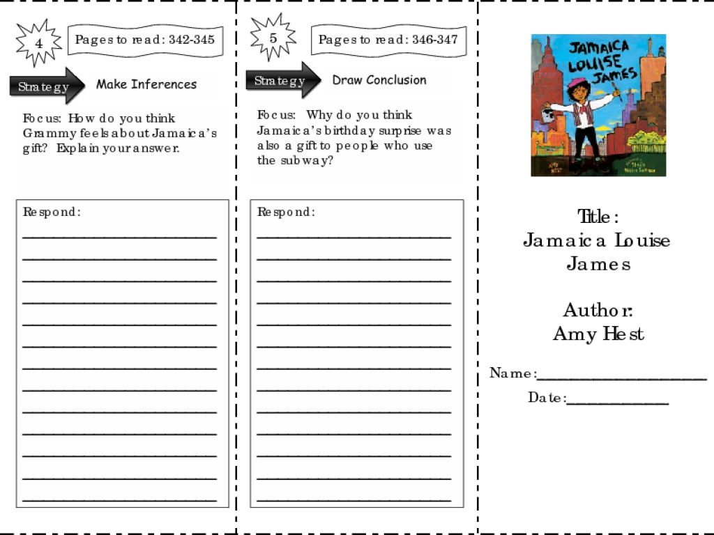 Worksheets Holes Worksheets jamaica louise james worksheets free library download arthurs reading race comprehension quiz blanks and answer key
