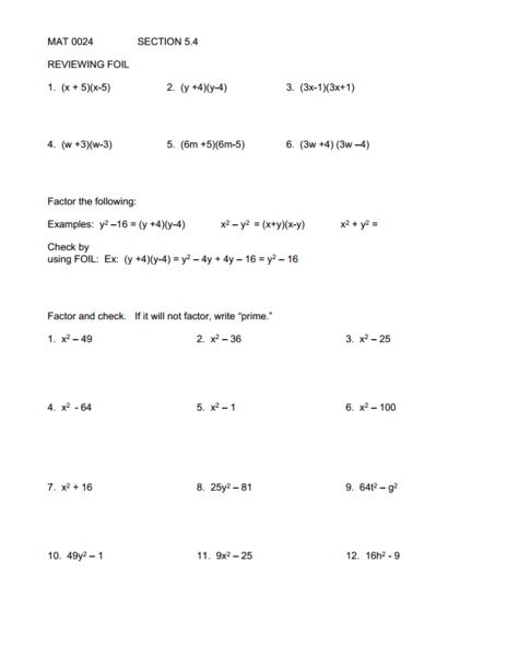 Worksheets Foil Method Worksheets multiply the binomials worksheet 1 foil method math pinterest polynomials
