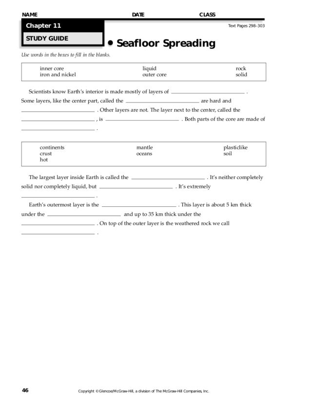 Worksheets Seafloor Spreading Worksheet floor spreading worksheet sharebrowse sea sharebrowse