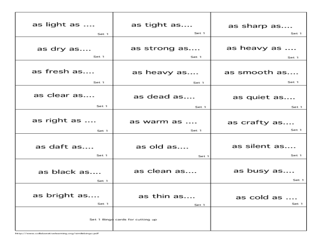worksheet Simile Worksheets matching simile worksheet for kids worksheets joseph