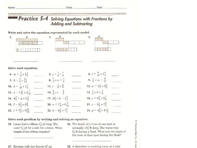 All Worksheets Solving Addition And Subtraction Equations All Worksheets Solving Addition And Subtraction Equations Free Â