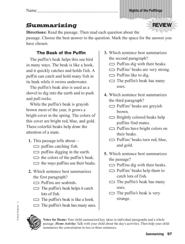 Worksheets Summarizing Worksheets For 4th Grade summarizing worksheets 4th grade pdf reading summary free for 3rd main idea and
