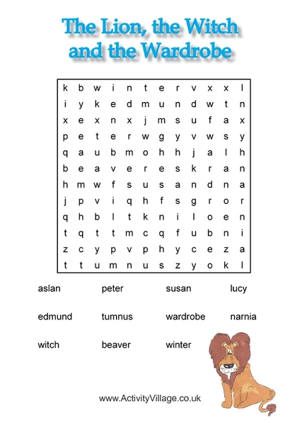 Worksheets The Lion The Witch And The Wardrobe Worksheets the lion witch and wardrobe 4th 5th grade worksheet lesson planet