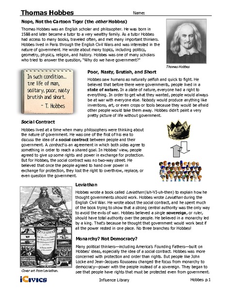 an analysis of the compromise between hobbes leviathan and lockes second treatise of government an analysis of the compromise between hobbes leviathan and lockes second treatise of government