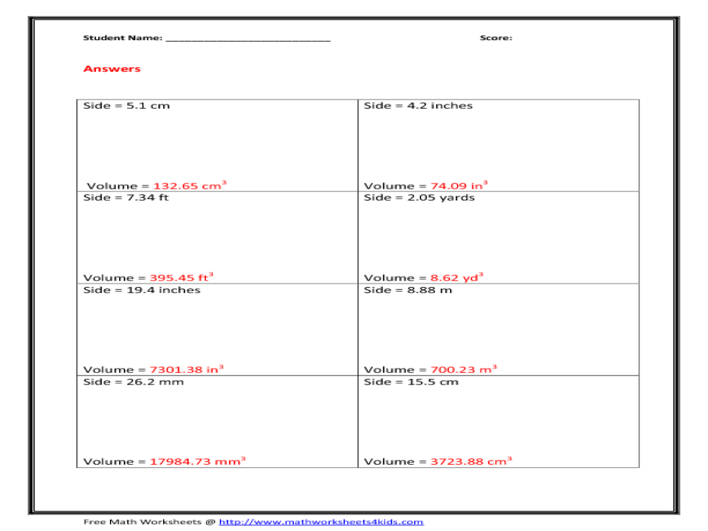 Worksheets Volume Of Sphere Worksheet worksheet volume of a cone gabrieltoz worksheets for cube 10th grade lesson planet