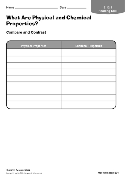 Worksheets Physical And Chemical Properties Worksheet 6th Grade what are physical and chemical properties 3rd 6th grade worksheet lesson planet