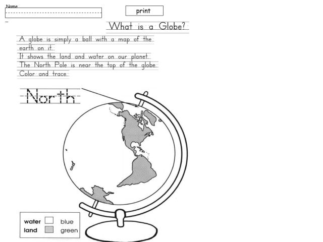 Printables Map And Globe Skills Worksheets map and globe skills worksheets davezan vintagegrn