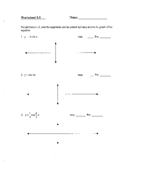 Worksheets Trigonometric Equations Worksheet trig equations worksheet 5 1 key intrepidpath trigonometric 10th 12th grade