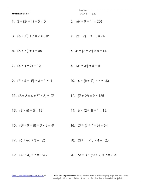 Pemdas Worksheets Photos Cantik Pemdas Worksheets Photos Cantik