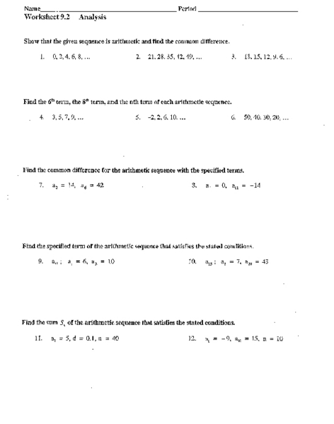 Counting Number worksheets » Sequences Worksheets Year 2  Free Printable Worksheets for Pre 