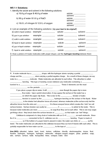 Worksheets Kinetic Molecular Theory Worksheet ws 7 1 kinetic molecular theory of gasespressure 10th 12th grade lesson plan planet