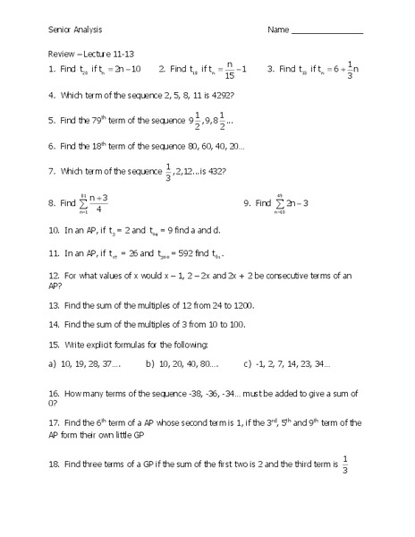 arithmetic and geometric sequences calculator way