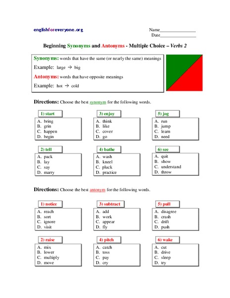 Beginning Synonym beginning-synonym